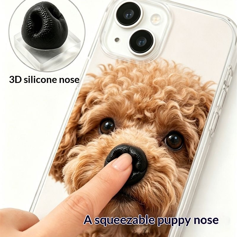 Elevate Your Pet Affection with Our Molded Pet Nose Custom Phone Case Cover
