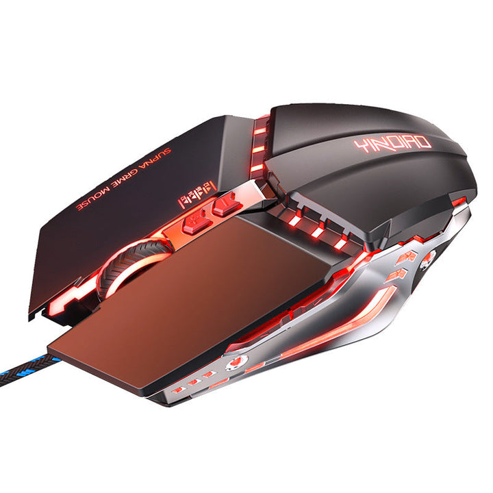 Elevate Your Gaming Experience with the E-sports Mechanical Silent Wired Gaming Mouse