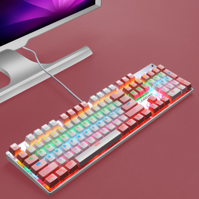 Elevate Your Gaming Experience with the Luminous Punk Keyboard