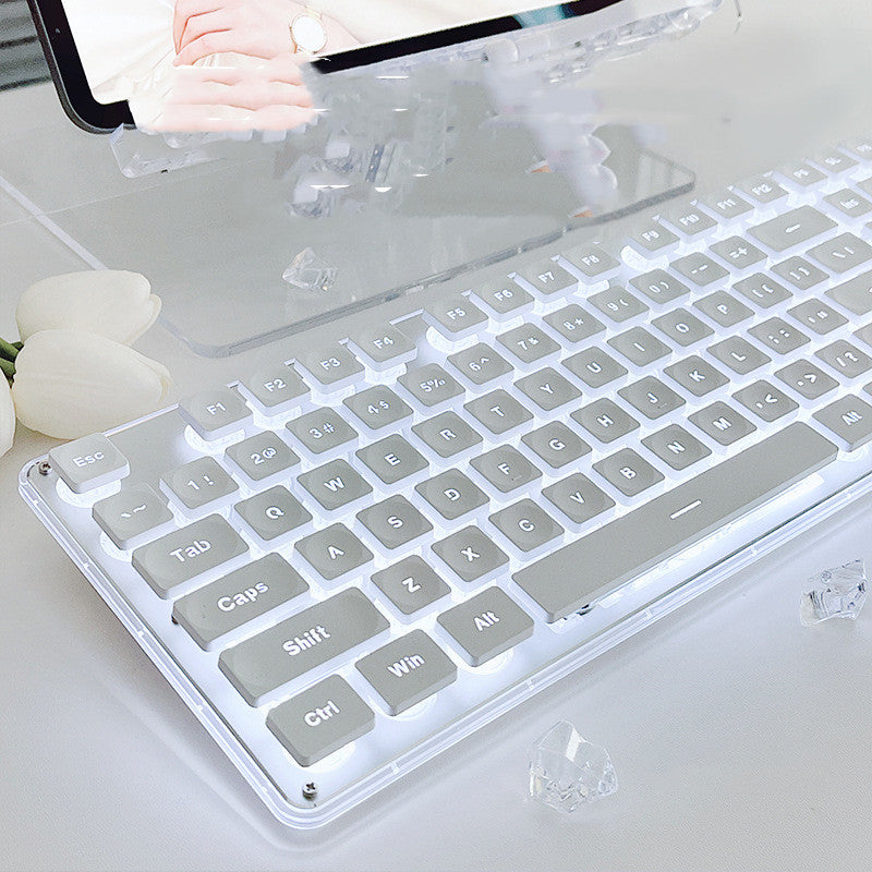 Transform Your Home Office with the Silent Wired Mechanical Keyboard